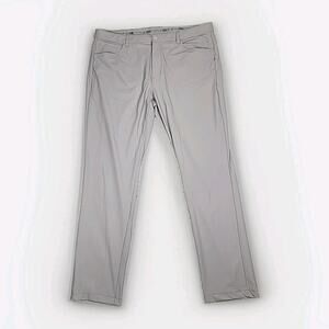 Rhone Performance Momentum Golf Pant Mens 38x30 Gray Slim Zip pocket Stretch